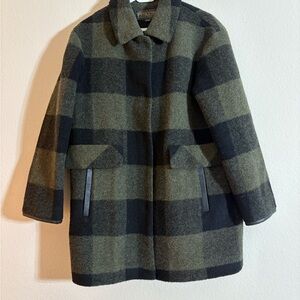 Pendleton NWT Paul Bunyon Green Black Plaid Buffalo Wool  Coat